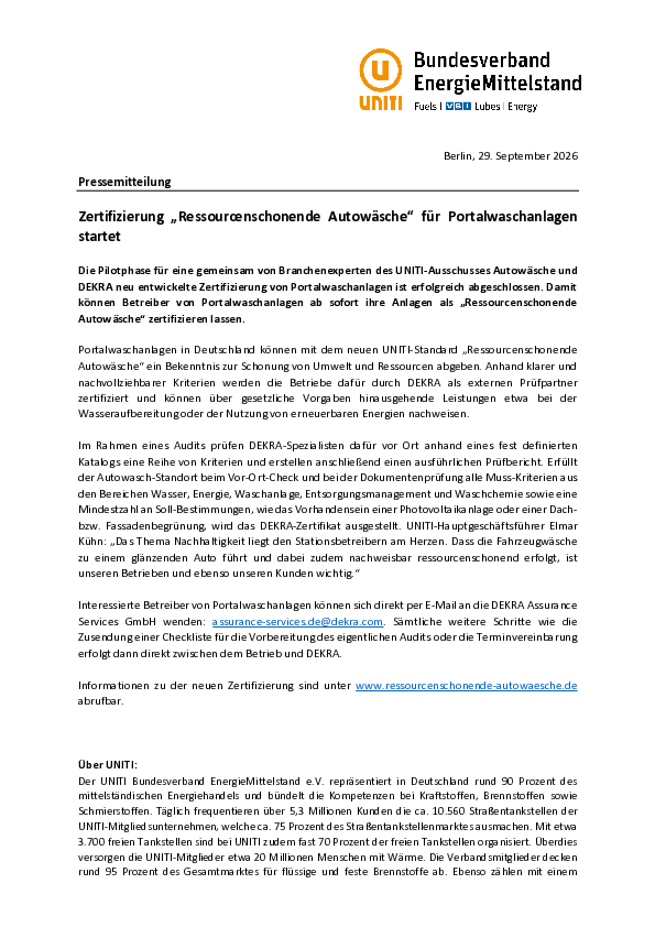 Pressemitteilung